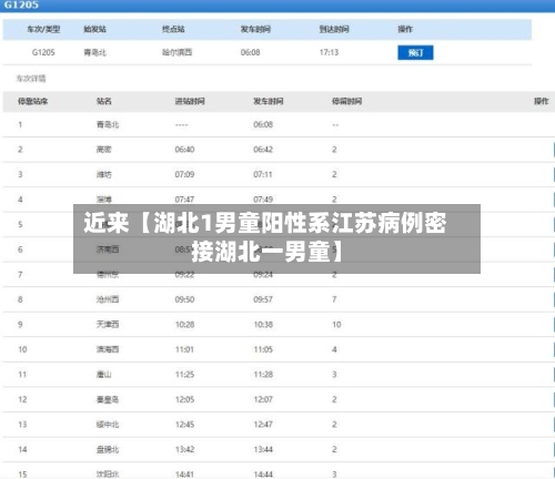 近来【湖北1男童阳性系江苏病例密接湖北一男童】-第2张图片