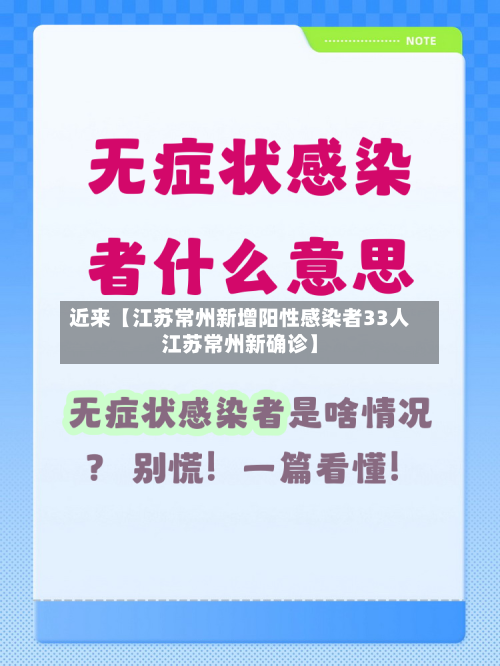 近来【江苏常州新增阳性感染者33人江苏常州新确诊】-第2张图片