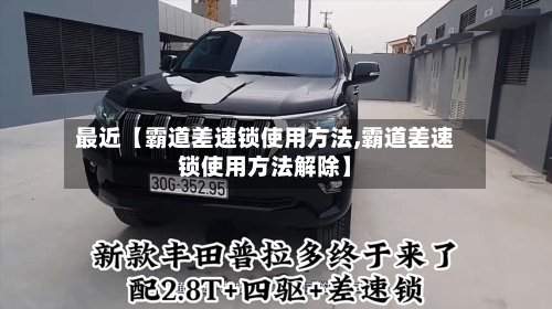 最近【霸道差速锁使用方法,霸道差速锁使用方法解除】-第3张图片