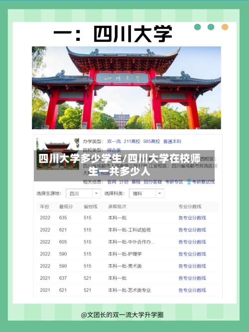 四川大学多少学生/四川大学在校师生一共多少人-第2张图片