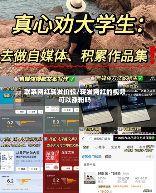 联系网红转发价位/转发网红的视频可以涨粉吗