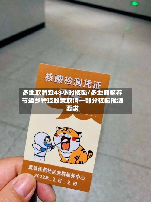 多地取消查48小时核酸/多地调整春节返乡管控政策取消一部分核酸检测要求-第3张图片