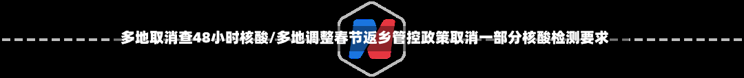 多地取消查48小时核酸/多地调整春节返乡管控政策取消一部分核酸检测要求-第2张图片