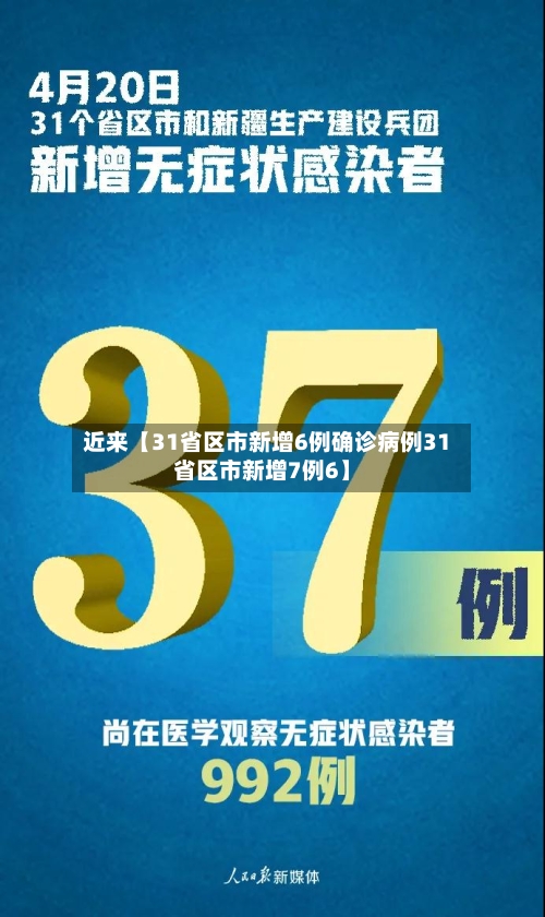 近来【31省区市新增6例确诊病例31省区市新增7例6】-第2张图片