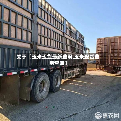 关于【玉米现货最新费用,玉米现货费用查询】-第2张图片