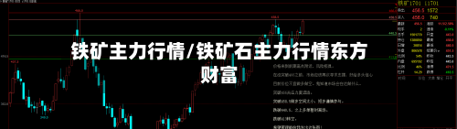铁矿主力行情/铁矿石主力行情东方财富