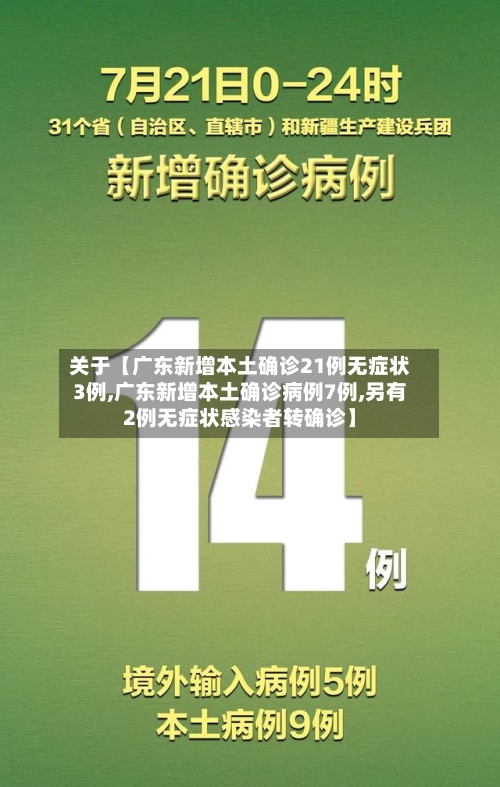 关于【广东新增本土确诊21例无症状3例,广东新增本土确诊病例7例,另有2例无症状感染者转确诊】-第2张图片