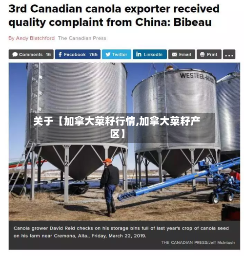 关于【加拿大菜籽行情,加拿大菜籽产区】