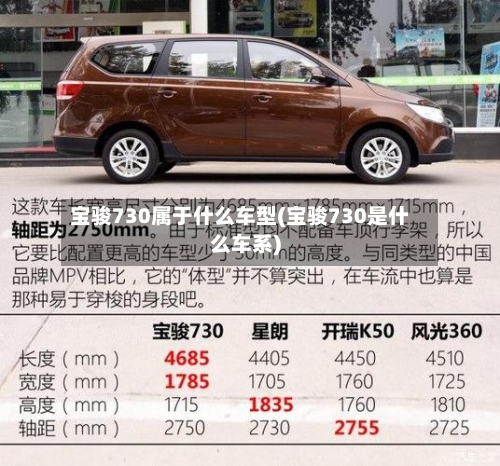 宝骏730属于什么车型(宝骏730是什么车系)