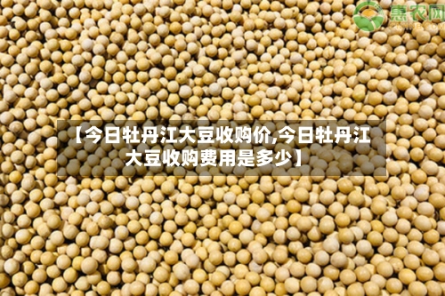 【今日牡丹江大豆收购价,今日牡丹江大豆收购费用是多少】-第3张图片