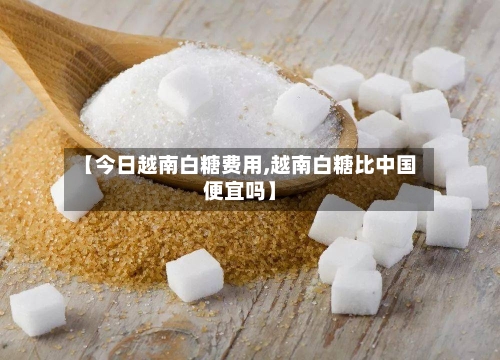 【今日越南白糖费用,越南白糖比中国便宜吗】-第3张图片