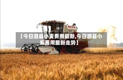 【今日泗县小麦费用最新,今日泗县小麦费用最新走势】-第2张图片