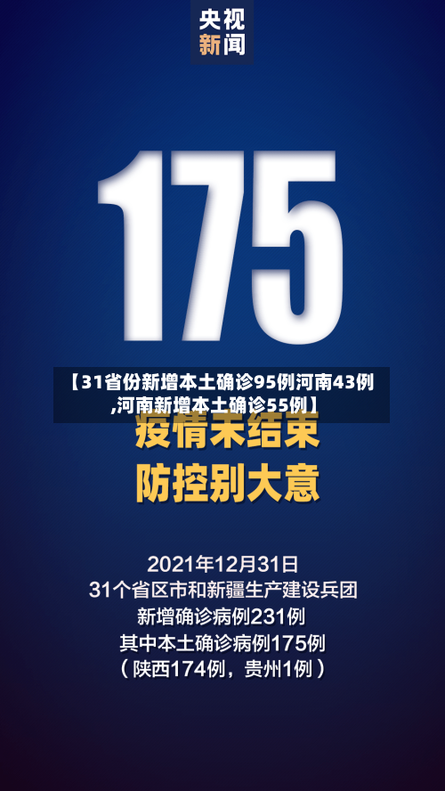 【31省份新增本土确诊95例河南43例,河南新增本土确诊55例】-第2张图片