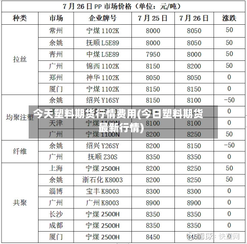 今天塑料期货行情费用(今日塑料期货最新行情)-第2张图片