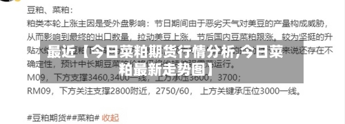 最近【今日菜粕期货行情分析,今日菜粕最新走势图】-第3张图片