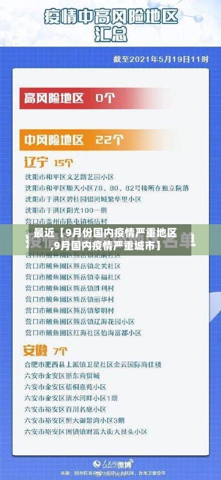 最近【9月份国内疫情严重地区,9月国内疫情严重城市】