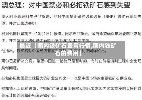 最近【国内铁矿石费用行情,国内铁矿石的费用】