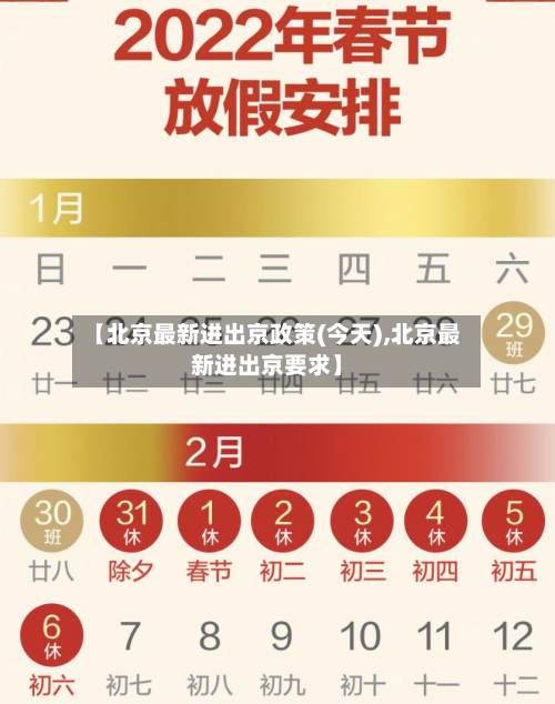 【北京最新进出京政策(今天),北京最新进出京要求】-第2张图片