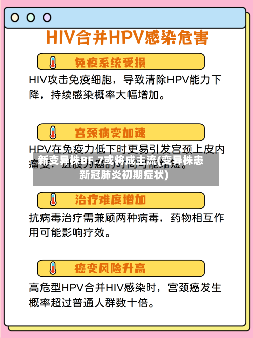 新变异株BF.7或将成主流(变异株患新冠肺炎初期症状)