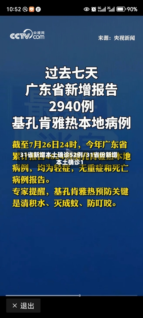 31省新增本土确诊52例/31省份新增本土确诊1-第3张图片