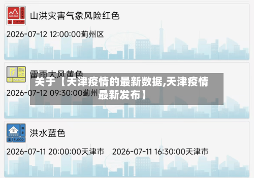 关于【天津疫情的最新数据,天津疫情最新发布】-第3张图片