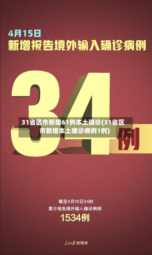 31省区市新增61例本土确诊(31省区市新增本土确诊病例1例)-第3张图片