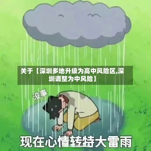 关于【深圳多地升级为高中风险区,深圳调整为中风险】