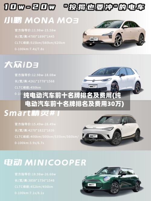 纯电动汽车前十名牌排名及费用(纯电动汽车前十名牌排名及费用30万)-第2张图片