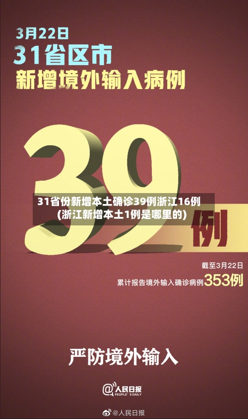31省份新增本土确诊39例浙江16例(浙江新增本土1例是哪里的)-第2张图片