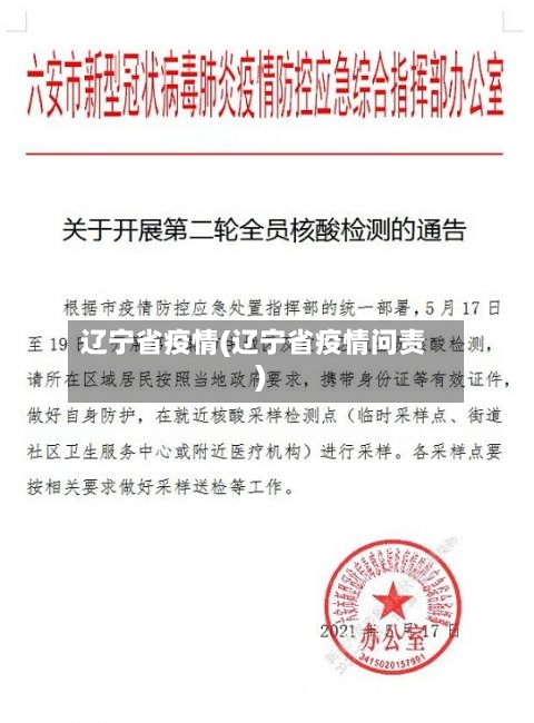 辽宁省疫情(辽宁省疫情问责)