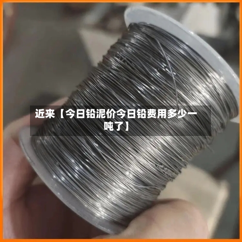 近来【今日铅泥价今日铅费用多少一吨了】-第2张图片