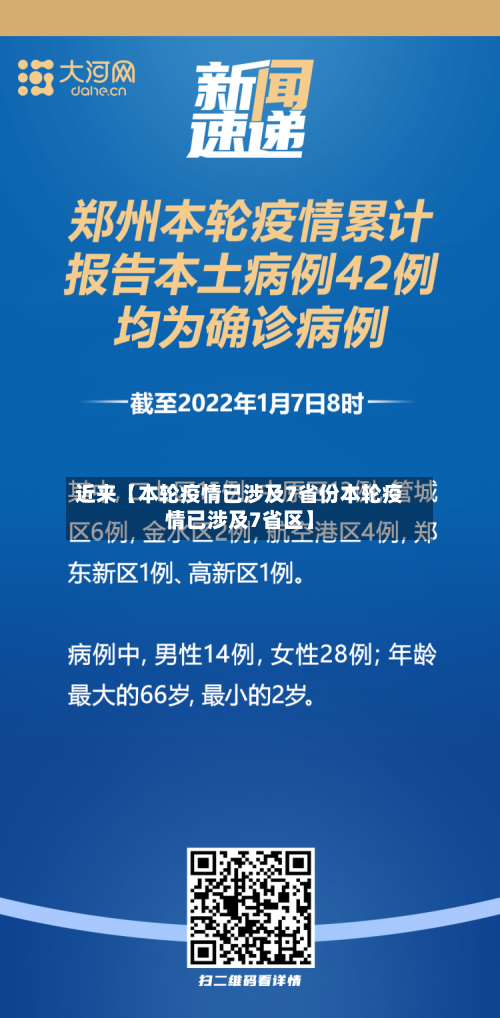 近来【本轮疫情已涉及7省份本轮疫情已涉及7省区】