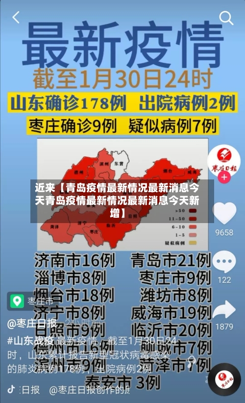 近来【青岛疫情最新情况最新消息今天青岛疫情最新情况最新消息今天新增】