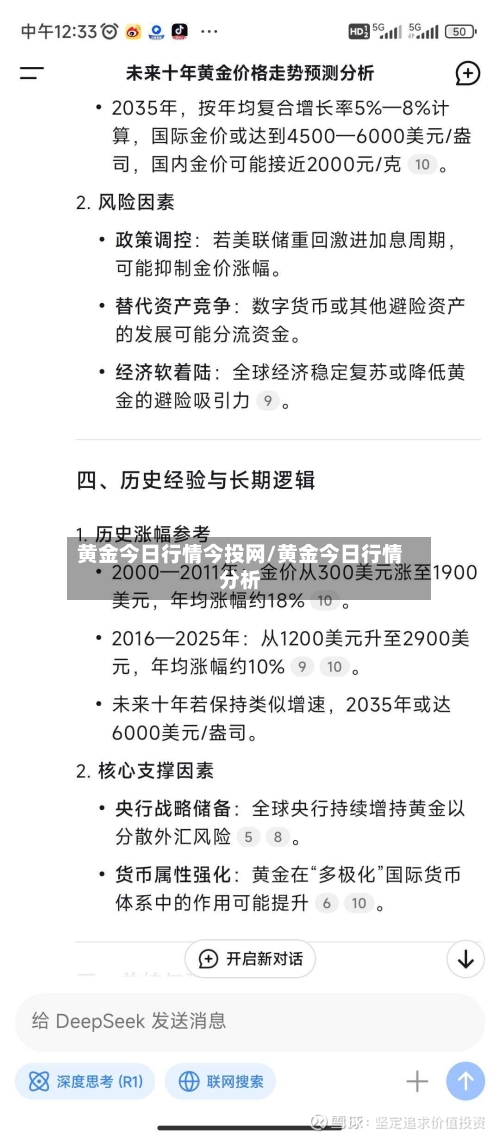 黄金今日行情今投网/黄金今日行情分析