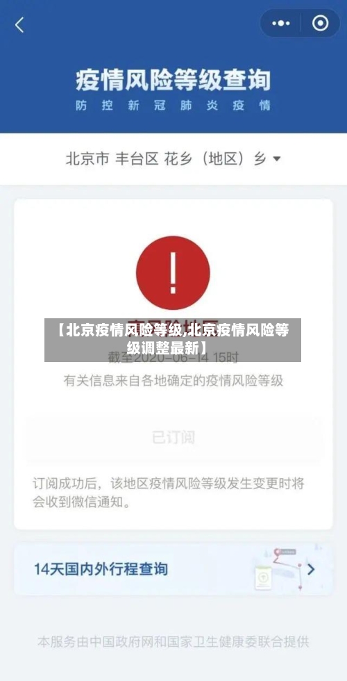 【北京疫情风险等级,北京疫情风险等级调整最新】-第2张图片