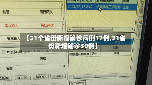 【31个省份新增确诊病例17例,31省份新增确诊30例】-第3张图片