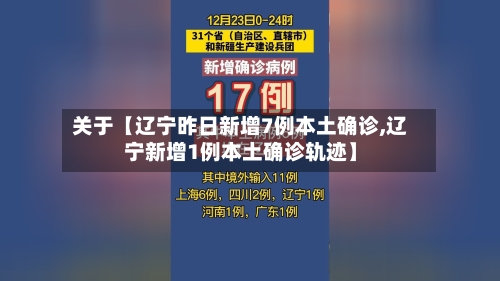 关于【辽宁昨日新增7例本土确诊,辽宁新增1例本土确诊轨迹】