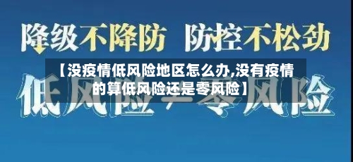 【没疫情低风险地区怎么办,没有疫情的算低风险还是零风险】-第3张图片