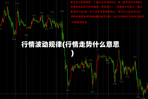 行情波动规律(行情走势什么意思)