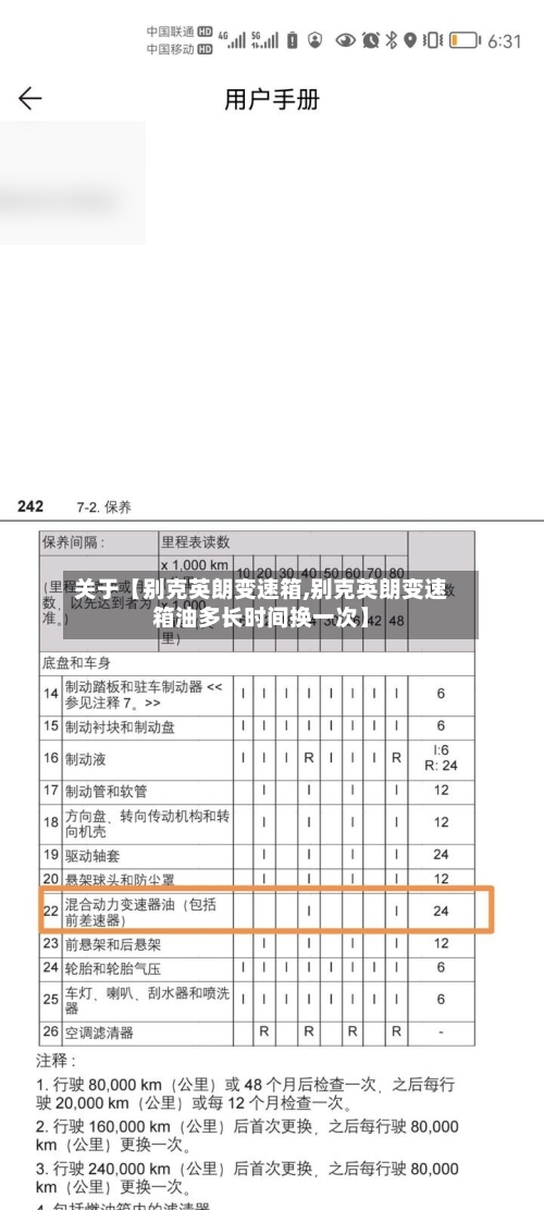 关于【别克英朗变速箱,别克英朗变速箱油多长时间换一次】-第3张图片