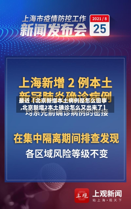 最近【北京新增本土病例是怎么回事,北京新增2本土确诊怎么又出来了】