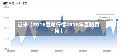近来【2016豆粕行情2016年豆粕费用】-第2张图片