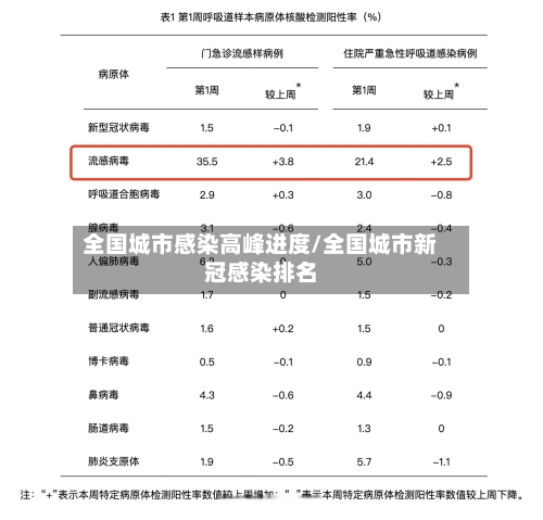 全国城市感染高峰进度/全国城市新冠感染排名