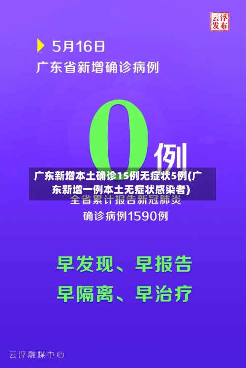 广东新增本土确诊15例无症状5例(广东新增一例本土无症状感染者)-第3张图片