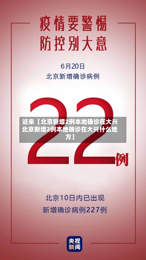 近来【北京新增2例本地确诊在大兴北京新增2例本地确诊在大兴什么地方】-第2张图片