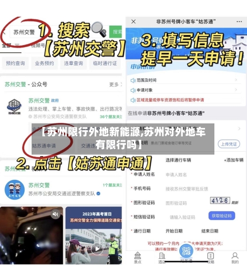 【苏州限行外地新能源,苏州对外地车有限行吗】-第3张图片