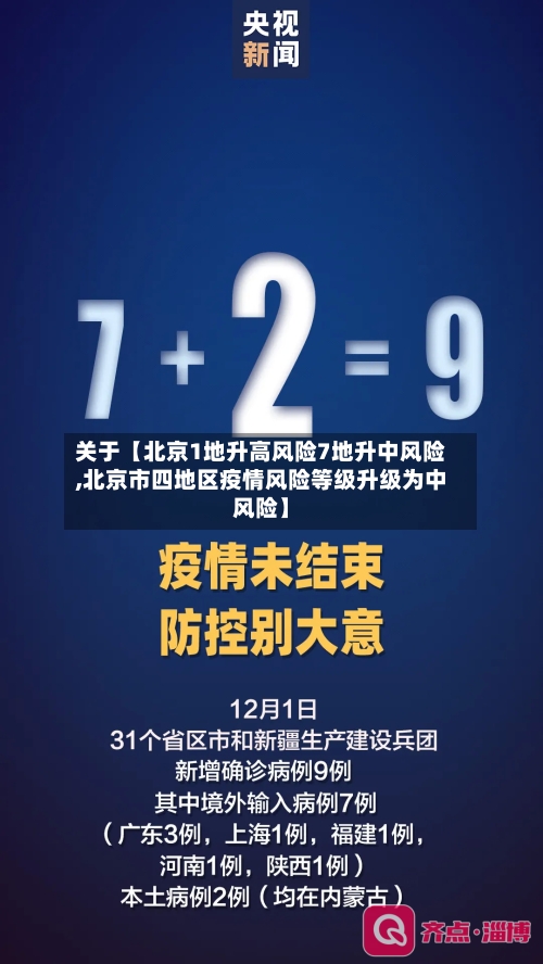 关于【北京1地升高风险7地升中风险,北京市四地区疫情风险等级升级为中风险】