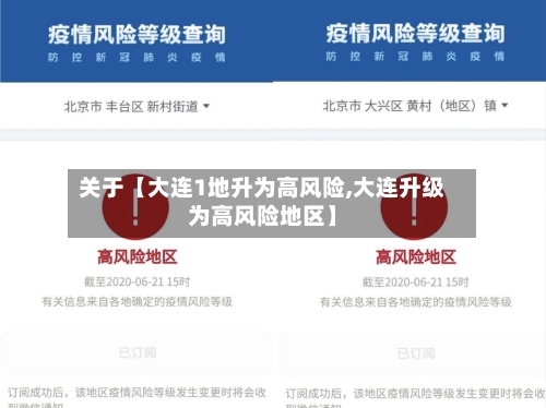 关于【大连1地升为高风险,大连升级为高风险地区】-第2张图片