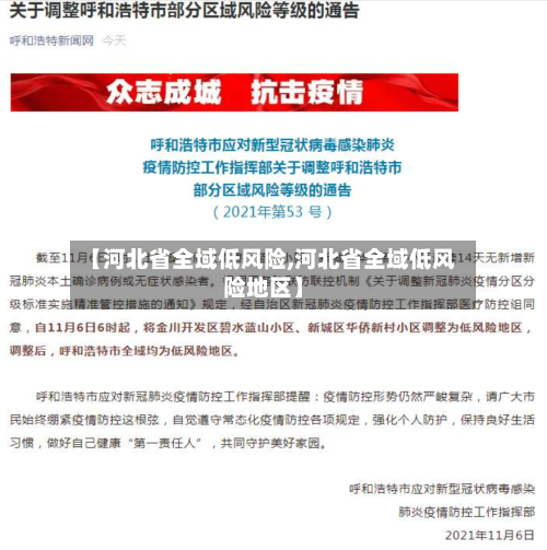 【河北省全域低风险,河北省全域低风险地区】-第2张图片