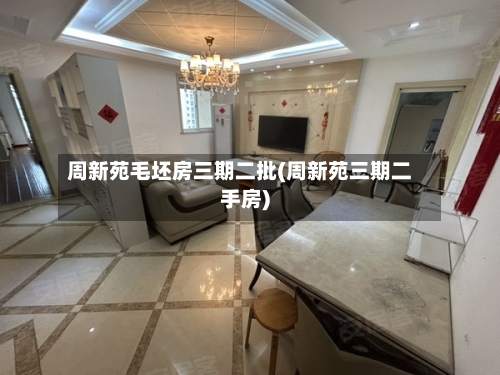 周新苑毛坯房三期二批(周新苑三期二手房)-第2张图片